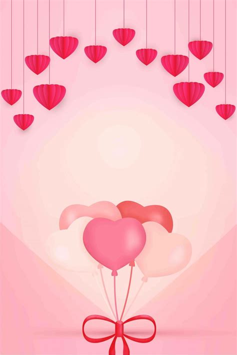 Fondo Día De San Valentín Paraguas Acera Minimalista De Pantalla Imagen