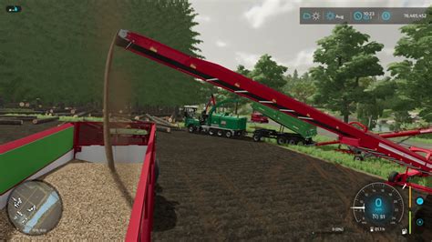 Farming Simulator 22 Wood Chippings Conveyor Belt System Youtube