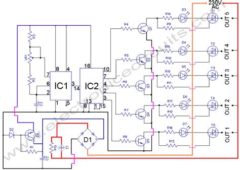 Way Ac Flasher Circuit Diagram Electronic Circuits