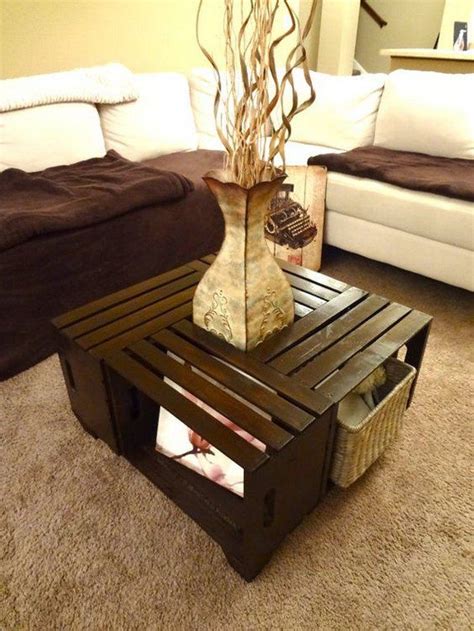 It also comes with two builds in drawers that will be a stylish way to store your living room concerns. How to build a crate coffee table | DIY projects for ...