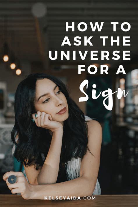 How To Ask The Universe For A Sign — Kelsey Aida Law Of Attraction Affirmations Law Of