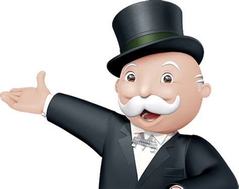 Mr Monopoly Banker Close Up Transparent Png Stickpng