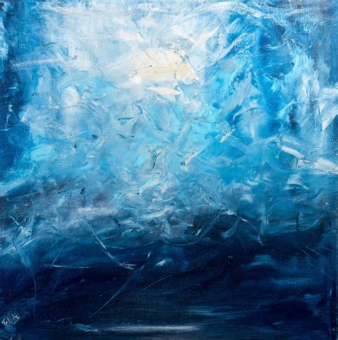 Deep Blue Waters Painting By Tanya Artworks Victory Art