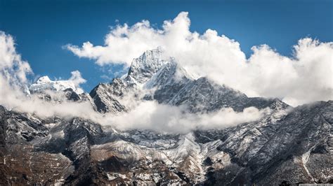 Mount Everest Himalayan Mountains 4k Wallpaper