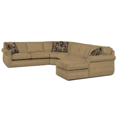 Broyhill Veronica Upholstered Raf Chaise Sectional Sofa In Beige 6170