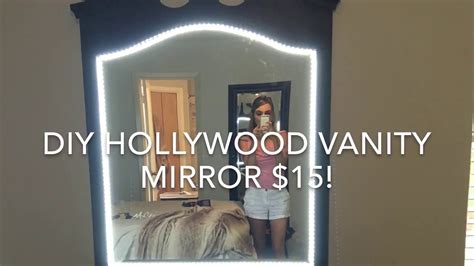 Diy 15 Hollywood Style Vanity Mirror With Led Light Strips Quick And