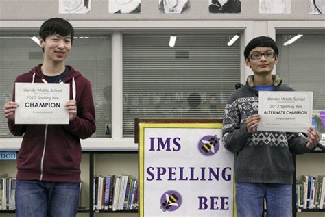Eighth Grader Wins Ims Spelling Bee Mercer Island Reporter