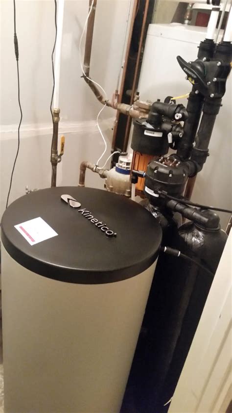 Residential Kinetico Water Softener Installed In A Home In Bettendorf Ia