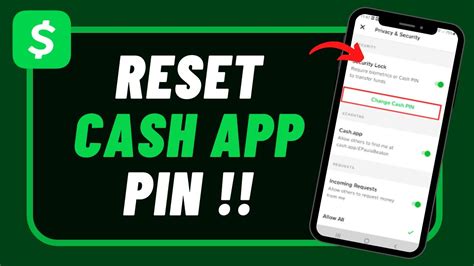 How To Reset Cash App Pin If Forgotten Youtube