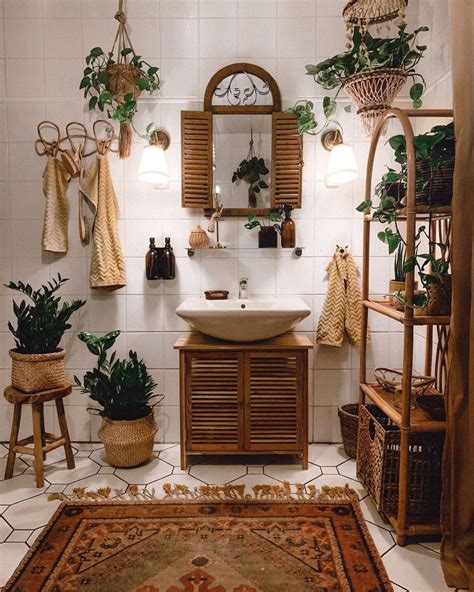 Bohemian Decor On Instagram Loving The Earth Tones In This Bathroom 🤎