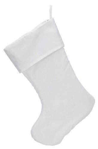 19 Winter White Christmas Stocking Texmacdirect