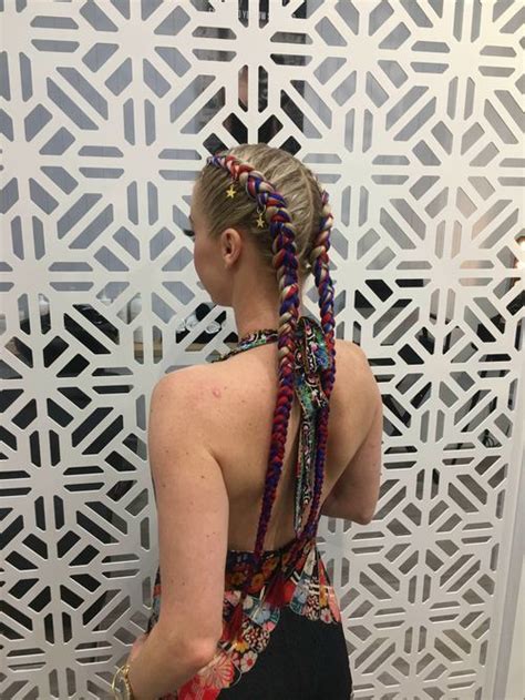 Then the hair extensions are curled using perm rods and boiling water. Allure Hair Braiding in 2020 | Braided hairstyles, Allure ...