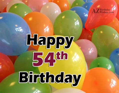 Wishing A Very Happy 54th Birthday