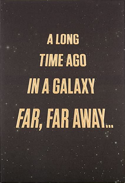 Hallmark Geburtstagskarte Für Star Warsgalaxy Far Far Away Medium