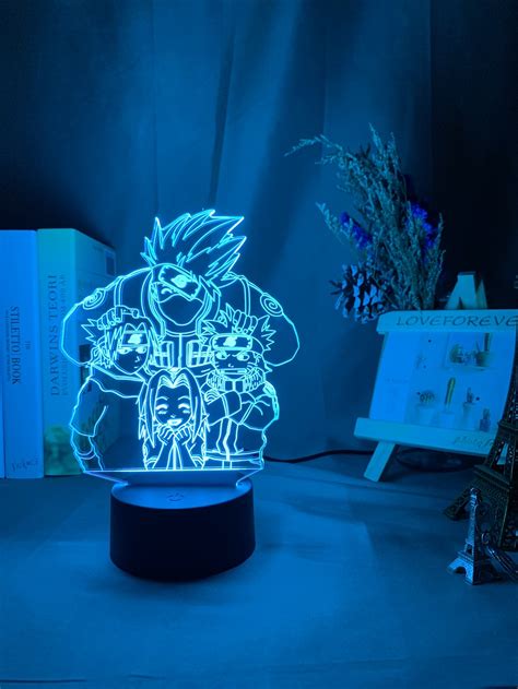3d lamp anime jujutsu kaisen satoru gojo led night light lamp for bedroom decor birthday gift kids child. Anime Naruto Uzumaki Led Night Light Team 7 Sasuke Kakashi ...