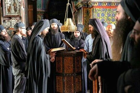 Monks From Vatopedi Monastery Christian Church Christian Faith Mount
