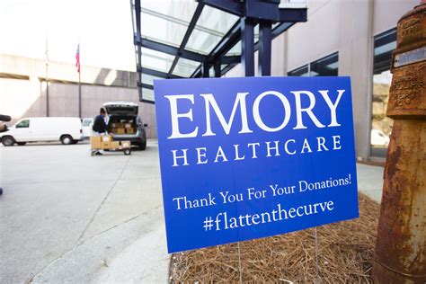 Emory Healthcare operating drive-through donation site for critical