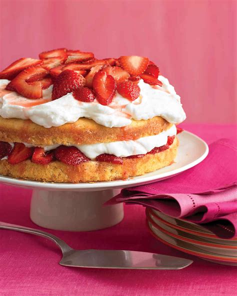 Strawberry Cream Cake Recipe Martha Stewart
