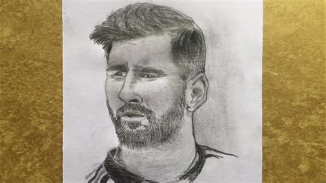 Lionel Messi L How To Draw Portraits L The Legend Youtube