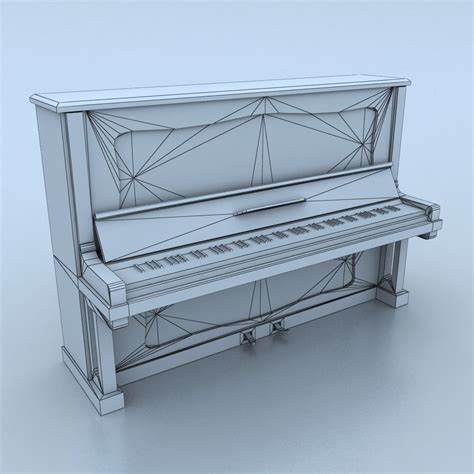 Old piano 3D Model $15 - .max .wrl .obj .fbx .dae .3ds - Free3D