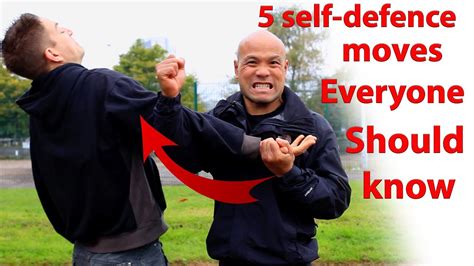 5 Self Defence Moves Everyone Should Know Master Wong Youtube