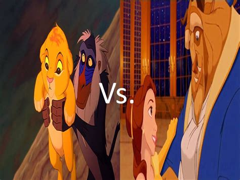 Lion King Vs Beauty And The Beast Youtube