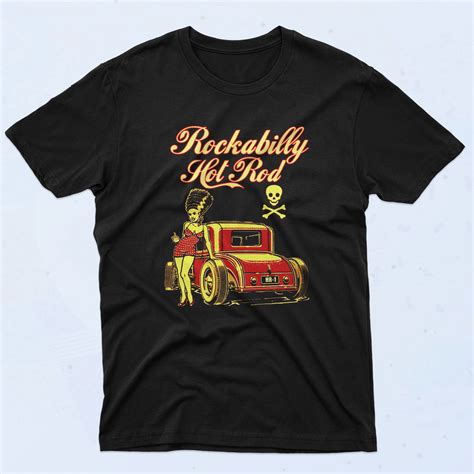 Rockabilly Hot Rod Authentic Vintage T Shirt