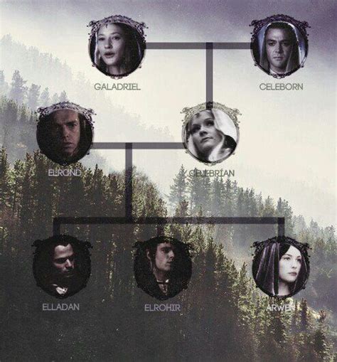 The Elven Family Tree Lord Elrond Had A Sibling Who Became Mortal To Be With A Human Their