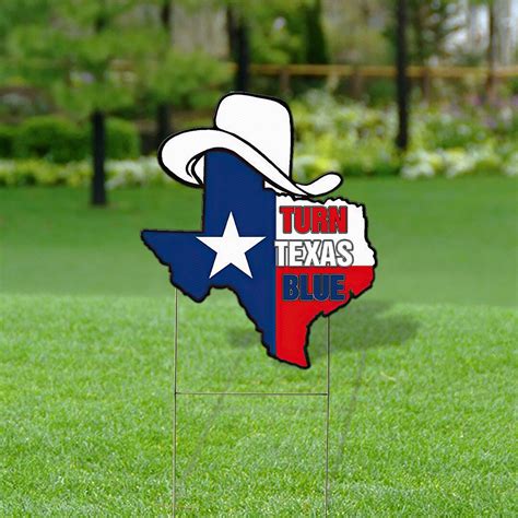 Beto Orourke Turn Texas Blue Yard Sign Beto For Governor Etsy