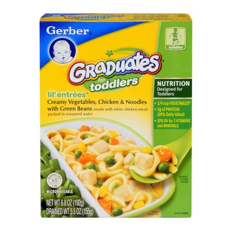 Gerber Graduates For Toddlers Lil Entrees Creamy Vegetables Chicken