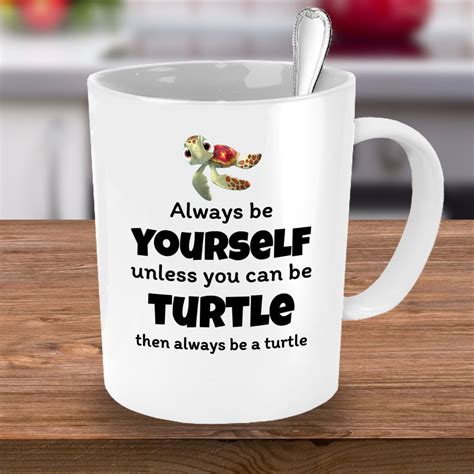 Funny Turtle Ts Sea Turtle Novelty Coffee Mug Cute Turtle Etsy