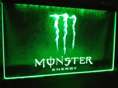 Unplug the dimming wire from both the power supply and led strip light (see figure 1). Monster Energy Drink LED Sign | The perfect gift for your ...