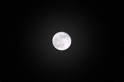 Premium Photo View Of The Full Moon At Night