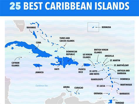 This Map Shows Our Ranking Of The Best Caribbean Islands Business Insider