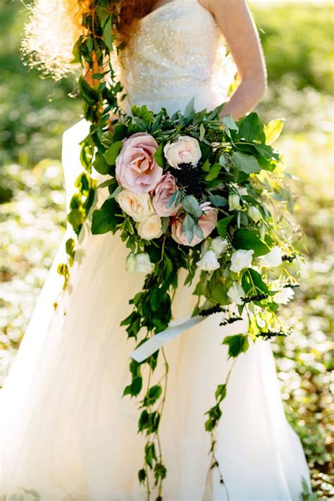 I Am A Woman In Love Cascading Wedding Bouquets Look Amazing
