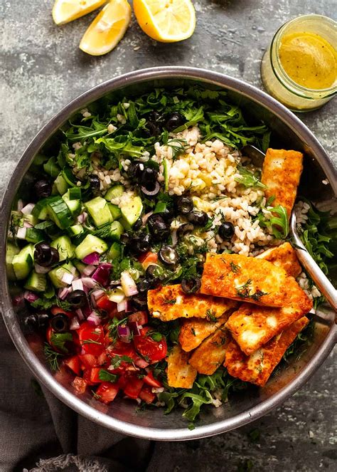 Mediterranean Brown Rice Salad Varshas Recipes