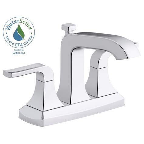 Kohler is one of the oldest and most reputable faucet companies. KOHLER Rubicon 4 in. Centerset 2-Handle Bathroom Faucet in ...