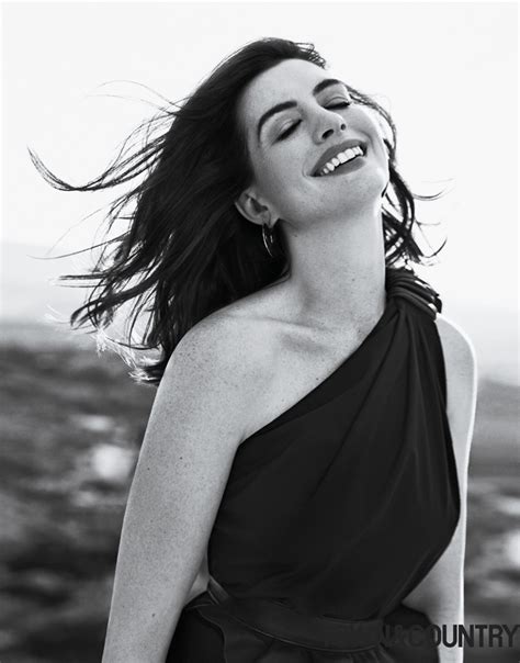Anne Hathaway Town Country Magazine February