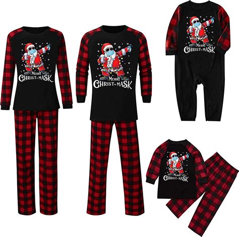 Pijamas Familiares De Navidad Vestido Ropa Traje De Navidad Para Bebés