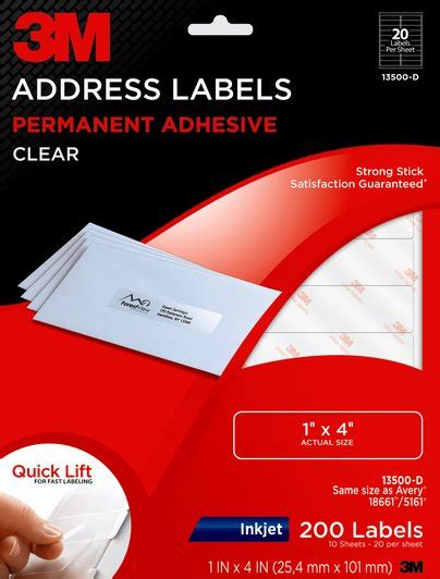 35 Avery Label 1 X 4 Labels Design Ideas 2020