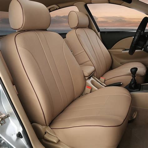 autodecorun perforated leatherette custom fit auto seat covers for suzuki grand