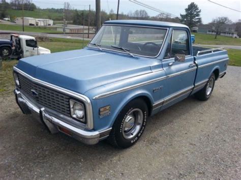 Sell Used 1972 Chevy C10 Custom Deluxe Short Bed Fact Air In Rocky Mount Virginia United States
