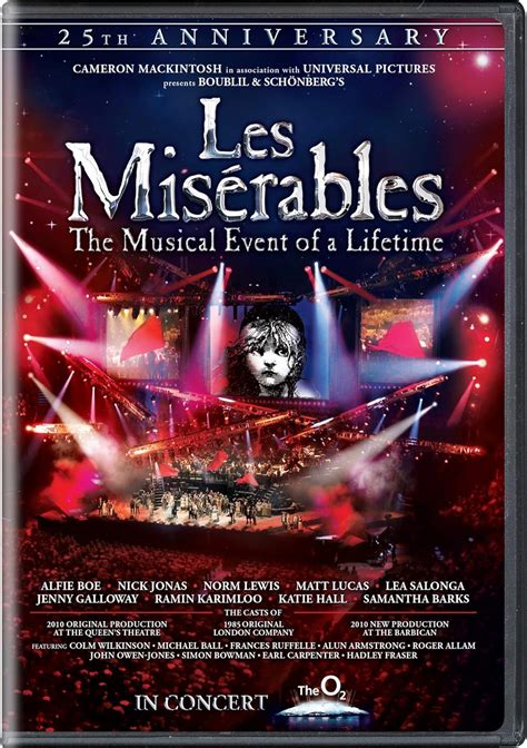 Les Misérables In Concert Alfie Boe Norm Lewis Katie