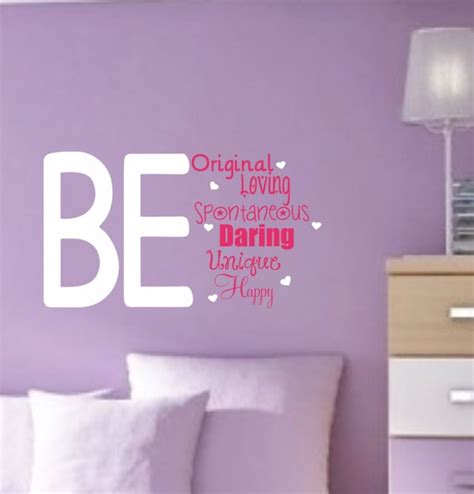 Quote Wall Decal Kids Room Decor Inspirational Saying Vinyl
