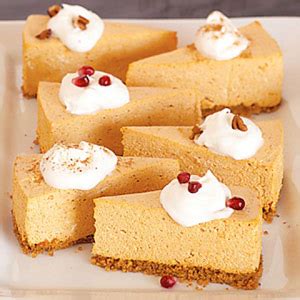 75 best pumpkin desserts to end all your fall dinners on a sweet note. No-Bake Pumpkin Cheesecake | Diabetic Living Online
