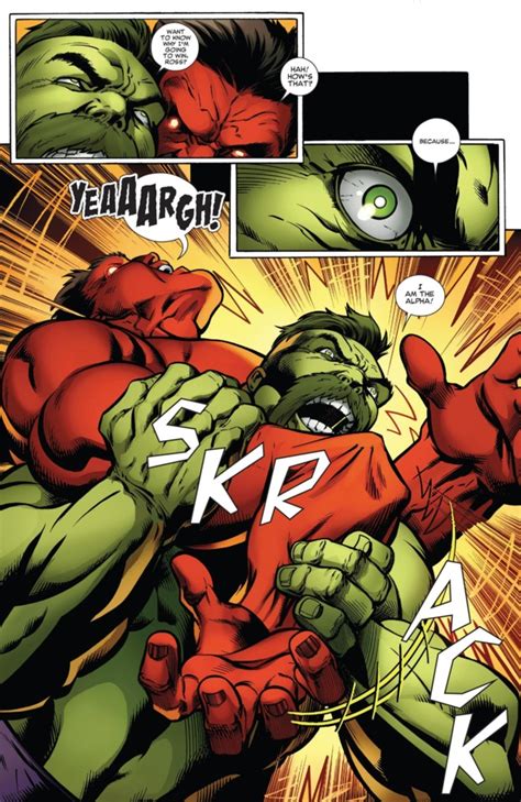 Doc Green Vs Red Hulk Battles Comic Vine