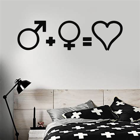 Vinyl Decal Love Life Sex Wedding Decor For Bedrooms Wall Stickers Uni — Wallstickers4you
