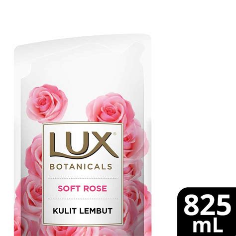 Lux Body Wash Botanicals Soft Skin Soft Rose 825ml Klikindomaret