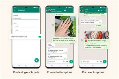 WhatsApp New Feature Polls Update And Caption With Forwards Tech Nukti