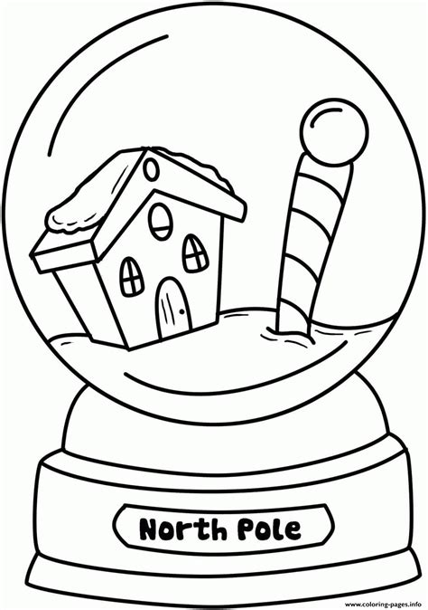 Christmas North Pole Coloring Coloring Pages